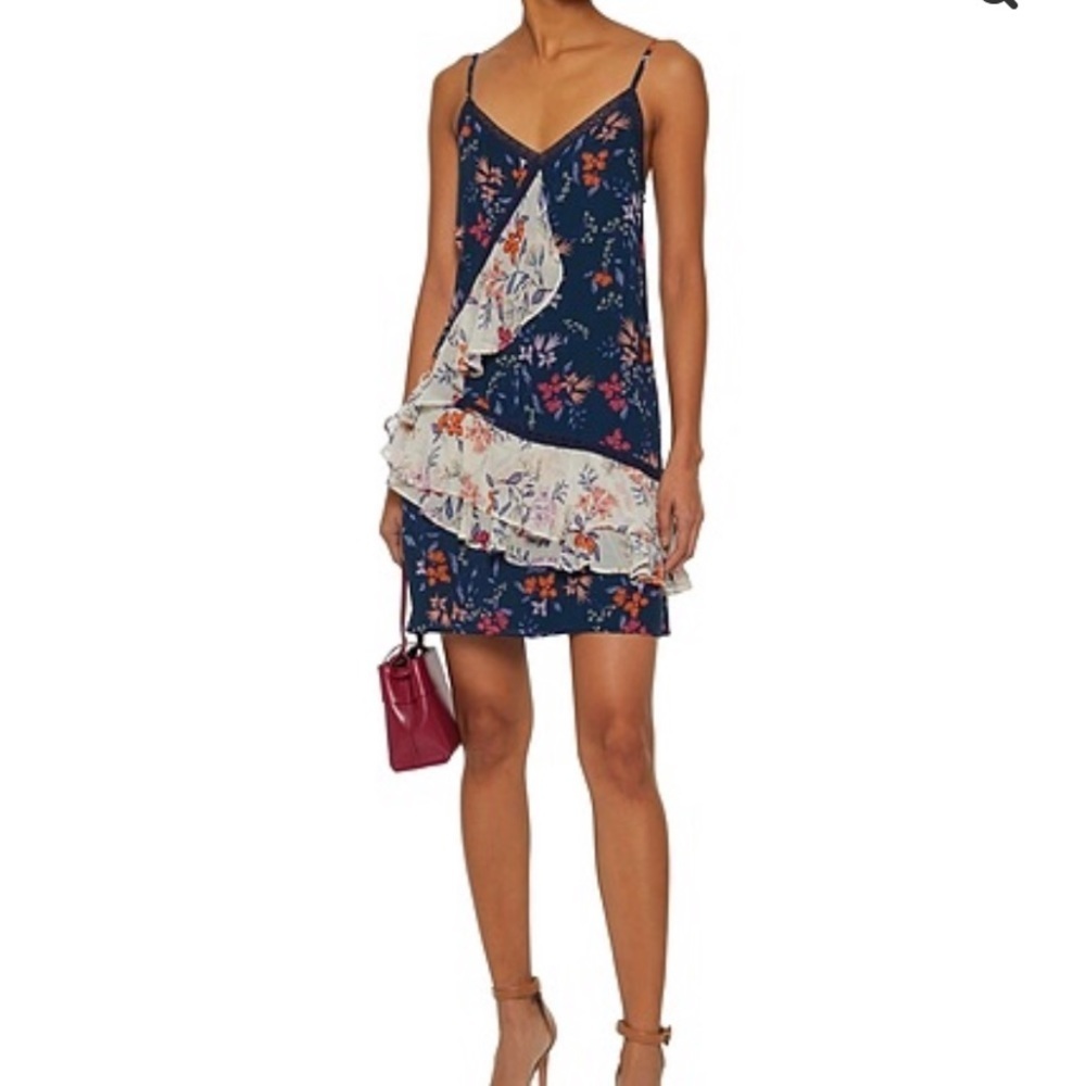Love Sam Amaryllis Floral Mini Dress
